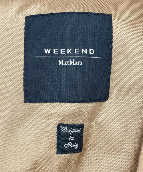 WEEKEND Max Mara（ウィークエンド マックスマーラ）Weekend Max Mara (ウィークエンド マックスマーラ) RESINA /ウールコート ベージュ サイズ:40の古着・服飾アイテム