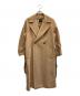 Weekend Max Mara（ウィークエンド マックスマーラ）の古着「RESINA /ウールコート」｜ベージュ