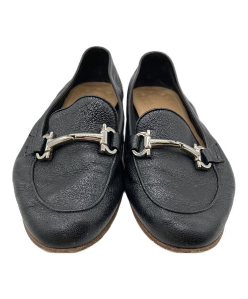 Ferragamo（フェラガモ）Ferragamo (フェラガモ) ホースビットローファー ブラック サイズ:6 1/2の古着・服飾アイテム