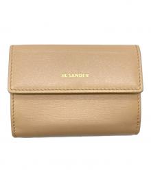 JIL SANDER（ジルサンダー）の古着「3つ折り財布」｜ベージュ
