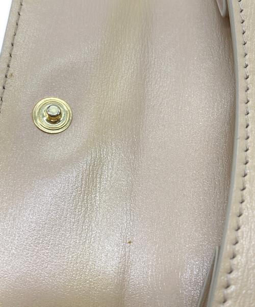 JIL SANDER（ジルサンダー）JIL SANDER (ジルサンダー) 3つ折り財布 ベージュの古着・服飾アイテム