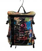 THE NORTH FACEザ ノース フェイス）の古着「ステッカープリントBC FUSE BOX」｜ブルー×レッド