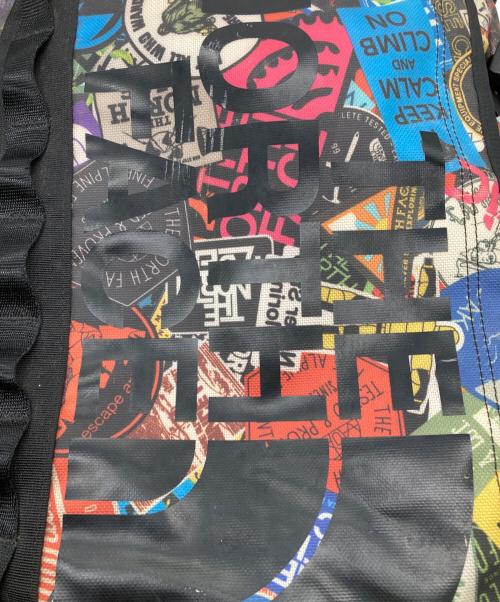 THE NORTH FACE（ザ ノース フェイス）THE NORTH FACE (ザ ノース フェイス) ステッカープリントBC FUSE BOX ブルー×レッドの古着・服飾アイテム