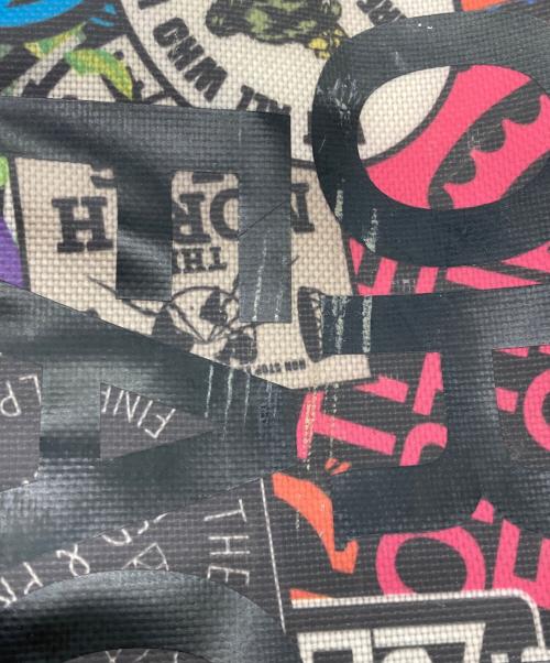THE NORTH FACE（ザ ノース フェイス）THE NORTH FACE (ザ ノース フェイス) ステッカープリントBC FUSE BOX ブルー×レッドの古着・服飾アイテム