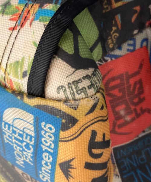 THE NORTH FACE（ザ ノース フェイス）THE NORTH FACE (ザ ノース フェイス) ステッカープリントBC FUSE BOX ブルー×レッドの古着・服飾アイテム