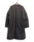 s'yte（サイト）の古着「18AW Gabardine Stretch No Color dot Button Coat」｜ブラック
