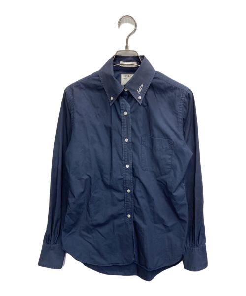 MADISON BLUE（マディソンブルー）MADISON BLUE (マディソンブルー) L/S SH TYPEWRITER ネイビー サイズ:SIZE01の古着・服飾アイテム