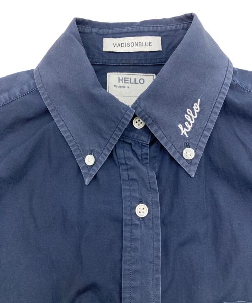 MADISON BLUE（マディソンブルー）MADISON BLUE (マディソンブルー) L/S SH TYPEWRITER ネイビー サイズ:SIZE01の古着・服飾アイテム