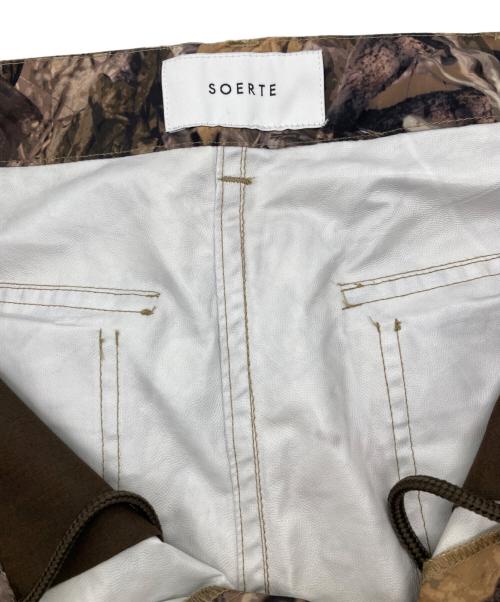 soerte（ソエルテ）soerte (ソエルテ) ツリーカモナイロンパンツ オリーブ サイズ:3の古着・服飾アイテム