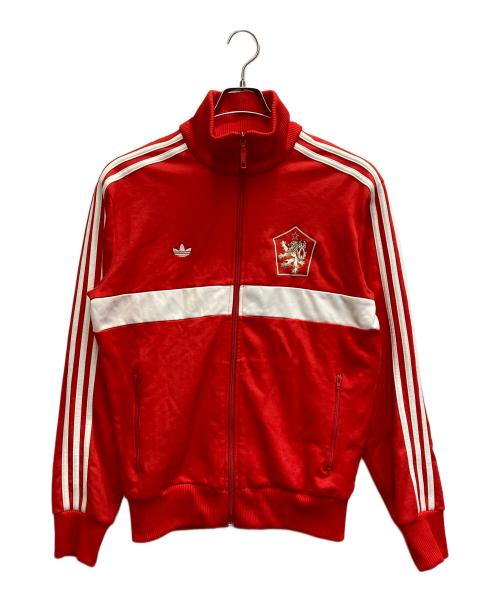 adidas（アディダス）adidas (アディダス) 00ｓ トラックジャケット レッド サイズ:Mの古着・服飾アイテム