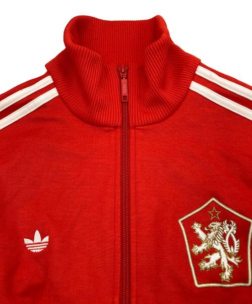 adidas（アディダス）adidas (アディダス) 00ｓ トラックジャケット レッド サイズ:Mの古着・服飾アイテム