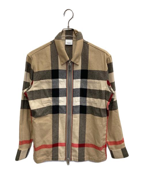 BURBERRY LONDON（バーバリーロンドン）BURBERRY LONDON (バーバリーロンドン) 22SS Exaggerated Check Overshirt ベージュ サイズ:XSの古着・服飾アイテム