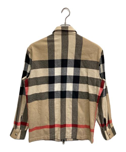 BURBERRY LONDON（バーバリーロンドン）BURBERRY LONDON (バーバリーロンドン) 22SS Exaggerated Check Overshirt ベージュ サイズ:XSの古着・服飾アイテム
