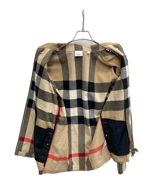 BURBERRY LONDON（バーバリーロンドン）BURBERRY LONDON (バーバリーロンドン) 22SS Exaggerated Check Overshirt ベージュ サイズ:XSの古着・服飾アイテム