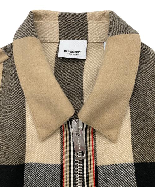 BURBERRY LONDON（バーバリーロンドン）BURBERRY LONDON (バーバリーロンドン) 22SS Exaggerated Check Overshirt ベージュ サイズ:XSの古着・服飾アイテム