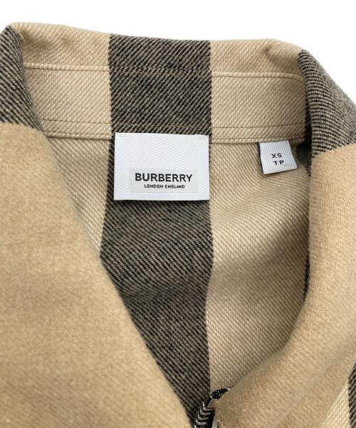 BURBERRY LONDON（バーバリーロンドン）BURBERRY LONDON (バーバリーロンドン) 22SS Exaggerated Check Overshirt ベージュ サイズ:XSの古着・服飾アイテム