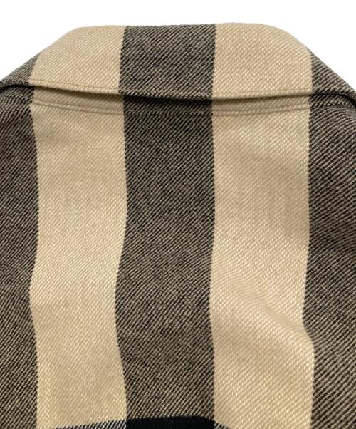 BURBERRY LONDON（バーバリーロンドン）BURBERRY LONDON (バーバリーロンドン) 22SS Exaggerated Check Overshirt ベージュ サイズ:XSの古着・服飾アイテム