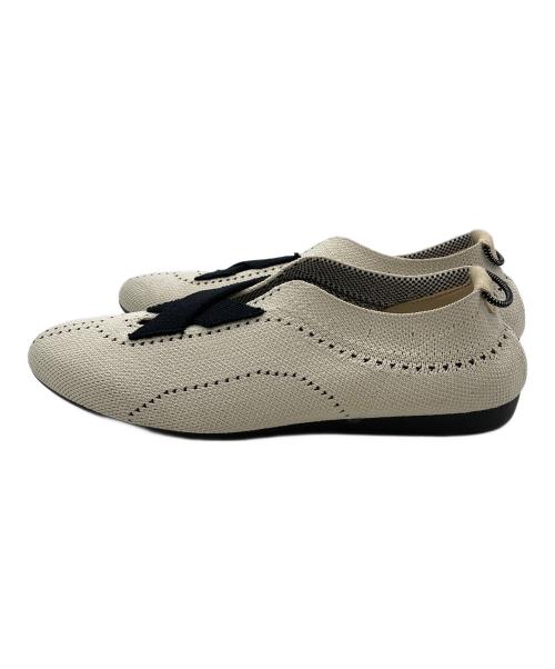 offen（オッフェン）OFFEN (オッフェン) round-CrossRun / IVORY ベージュ サイズ:23の古着・服飾アイテム