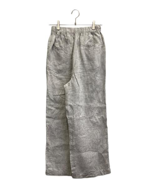 JOURNAL STANDARD relume（ジャーナルスタンダード レリューム）JOURNAL STANDARD relume (ジャーナルスタンダード レリューム) 24ss　No.14フレンチリネンワイドイージーパンツ グレー サイズ:36の古着・服飾アイテム