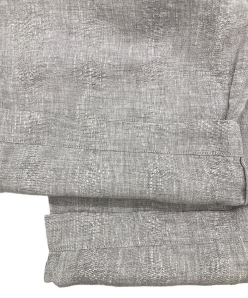 JOURNAL STANDARD relume（ジャーナルスタンダード レリューム）JOURNAL STANDARD relume (ジャーナルスタンダード レリューム) 24ss　No.14フレンチリネンワイドイージーパンツ グレー サイズ:36の古着・服飾アイテム