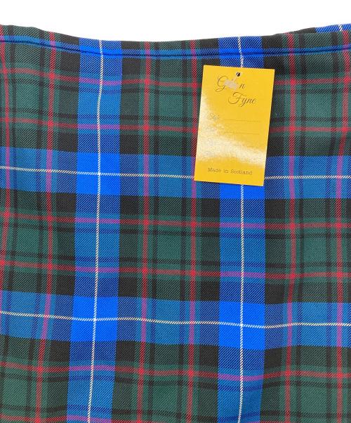gren fyne（グレン ファイン）gren fyne (グレン ファイン) SLOBE IENA (スローブ イエナ) チェックラップスカート ブルー サイズ:FREEの古着・服飾アイテム