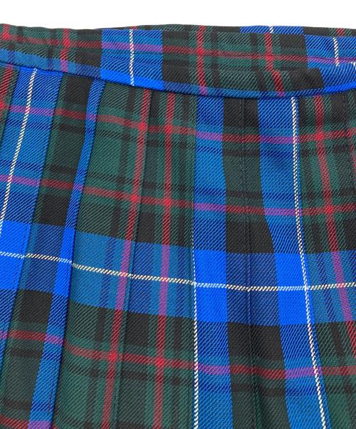 gren fyne（グレン ファイン）gren fyne (グレン ファイン) SLOBE IENA (スローブ イエナ) チェックラップスカート ブルー サイズ:FREEの古着・服飾アイテム