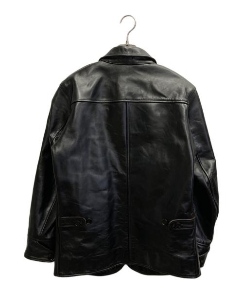 HOR.L.TOGS（ソノタブランド）HOR.L.TOGS (ソノタブランド) レザーカーコート ブラック サイズ:38の古着・服飾アイテム
