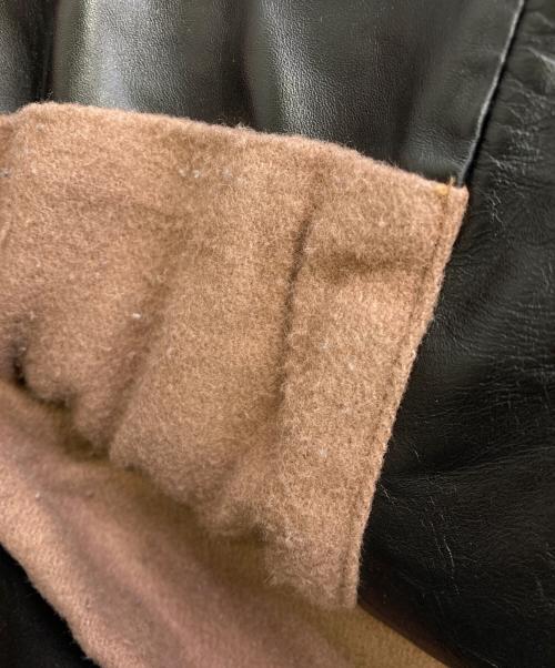 HOR.L.TOGS（ソノタブランド）HOR.L.TOGS (ソノタブランド) レザーカーコート ブラック サイズ:38の古着・服飾アイテム