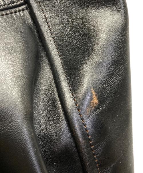 HOR.L.TOGS（ソノタブランド）HOR.L.TOGS (ソノタブランド) レザーカーコート ブラック サイズ:38の古着・服飾アイテム