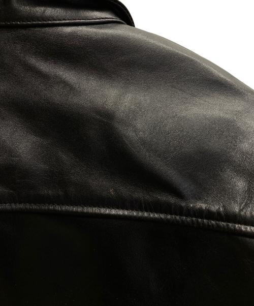 HOR.L.TOGS（ソノタブランド）HOR.L.TOGS (ソノタブランド) レザーカーコート ブラック サイズ:38の古着・服飾アイテム