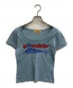 Hysteric Glamourヒステリックグラマー）の古着「SPEEDSTER チビTシャツ」｜ブルー