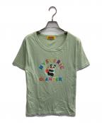 Hysteric Glamourヒステリックグラマー）の古着「PANDA HOUSE Tシャツ」｜グリーン