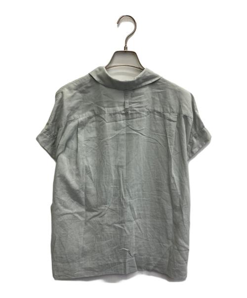 MARGARET HOWELL（マーガレットハウエル）MARGARET HOWELL (マーガレットハウエル) COTTON CHIFFON プルオーバーシャツ ブルー サイズ:2の古着・服飾アイテム