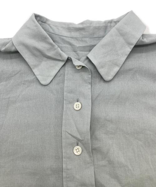 MARGARET HOWELL（マーガレットハウエル）MARGARET HOWELL (マーガレットハウエル) COTTON CHIFFON プルオーバーシャツ ブルー サイズ:2の古着・服飾アイテム