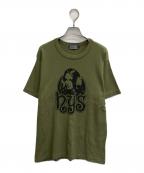 Hysteric Glamourヒステリックグラマー）の古着「FUTURE DAYS Tシャツ」｜カーキ