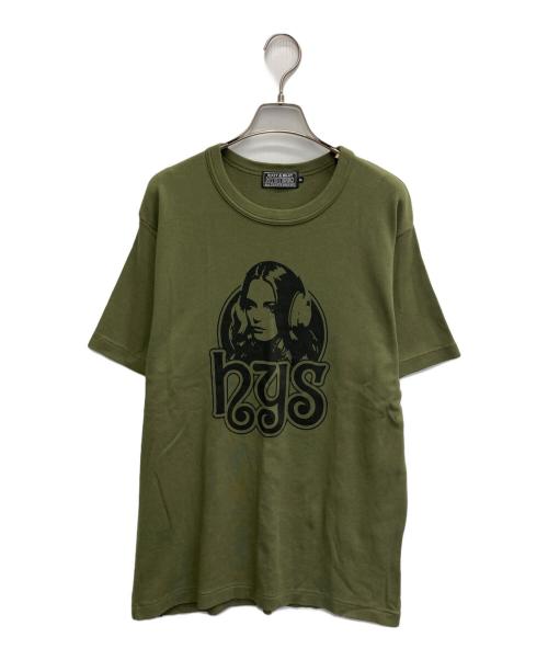 Hysteric Glamour（ヒステリックグラマー）Hysteric Glamour (ヒステリックグラマー) FUTURE DAYS Tシャツ カーキ サイズ:XLの古着・服飾アイテム