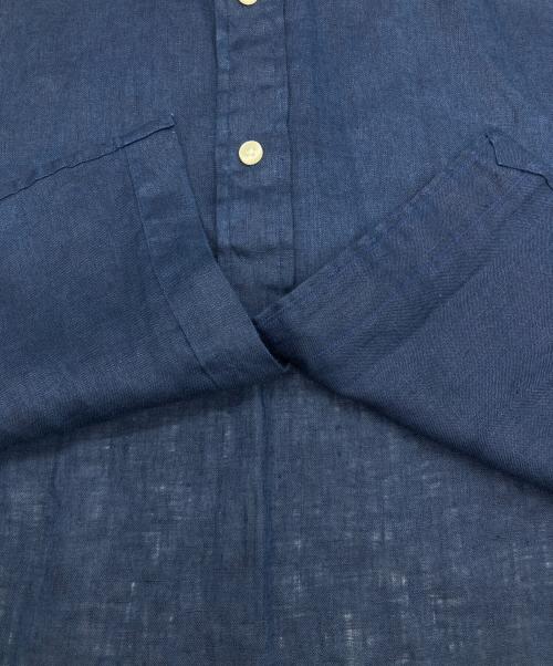 POLO RALPH LAUREN（ポロ・ラルフローレン）POLO RALPH LAUREN (ポロ・ラルフローレン) リネンシャツ ネイビー サイズ:Sの古着・服飾アイテム