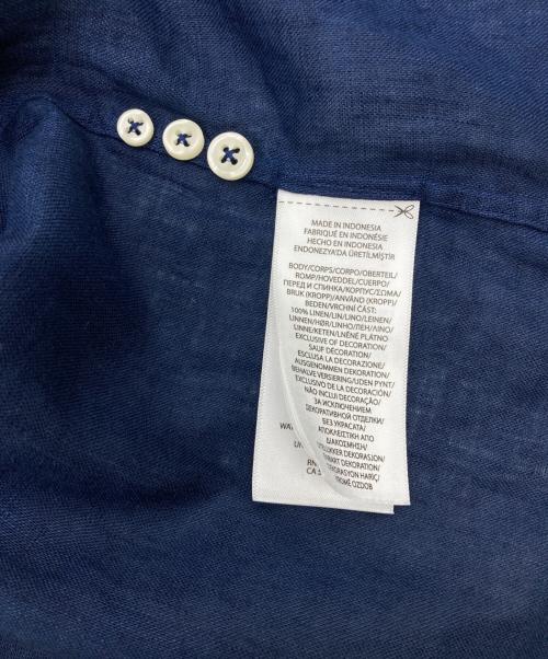 POLO RALPH LAUREN（ポロ・ラルフローレン）POLO RALPH LAUREN (ポロ・ラルフローレン) リネンシャツ ネイビー サイズ:Sの古着・服飾アイテム