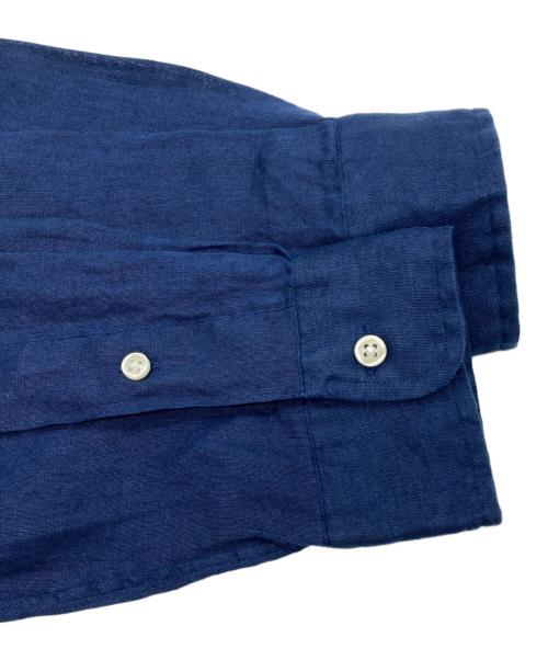 POLO RALPH LAUREN（ポロ・ラルフローレン）POLO RALPH LAUREN (ポロ・ラルフローレン) リネンシャツ ネイビー サイズ:Sの古着・服飾アイテム