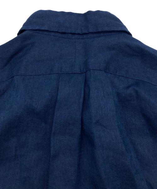 POLO RALPH LAUREN（ポロ・ラルフローレン）POLO RALPH LAUREN (ポロ・ラルフローレン) リネンシャツ ネイビー サイズ:Sの古着・服飾アイテム