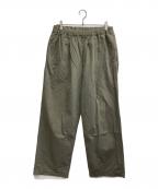 ORCIVALオーシバル）の古着「EASY PANTS」｜カーキ