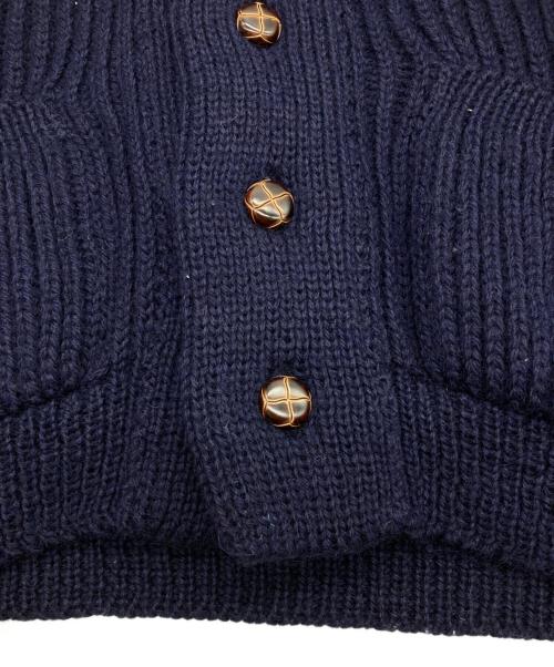 COMME des GARCONS HOMME（コムデギャルソン オム）COMME des GARCONS HOMME (コムデギャルソン オム) くるみボタンショールカラーカーディガン ネイビー サイズ:Sの古着・服飾アイテム