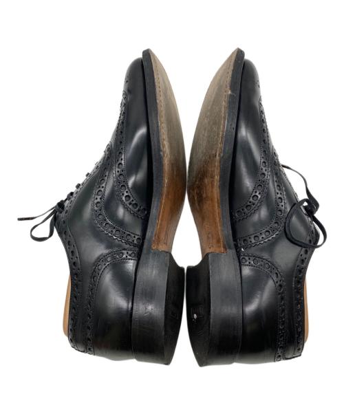 Church’s（チャーチ）Church’s (チャーチ) メダリオンウィングチップシューズ/BURWOOD 81/LAST 81 ブラック サイズ:65Fの古着・服飾アイテム