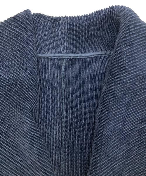 SPECCHIO（スペッチオ）SPECCHIO (スペッチオ) プリーツカーディガン ネイビー サイズ:Lの古着・服飾アイテム