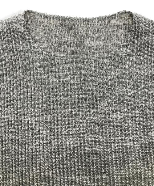 SPECCHIO（スペッチオ）SPECCHIO (スペッチオ) プリーツカットソー グレー サイズ:Lの古着・服飾アイテム