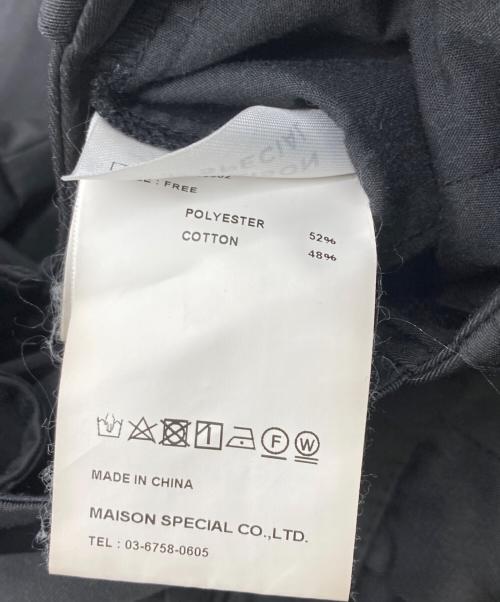MAISON SPECIAL（メゾンスペシャル）MAISON SPECIAL (メゾンスペシャル) メタルモチーフジャンプスーツつなぎ ブラック サイズ:Mの古着・服飾アイテム