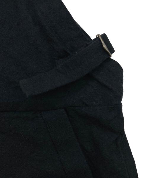 atelier naruse（アトリエナルセ）ATELIER NARUSE (アトリエナルセ) cotton linen slab overalls-pants ネイビー サイズ:FREEの古着・服飾アイテム