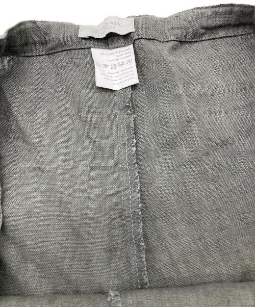 fog linen work（フォグリネンワーク）fog linen work (フォグリネンワーク) リネンワイドパンツ グレー サイズ:FREEの古着・服飾アイテム
