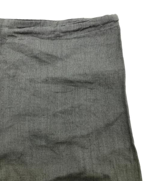 fog linen work（フォグリネンワーク）fog linen work (フォグリネンワーク) リネンワイドパンツ グレー サイズ:FREEの古着・服飾アイテム