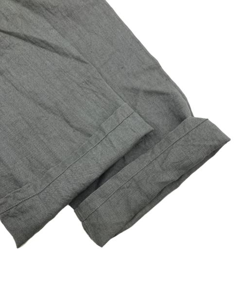 fog linen work（フォグリネンワーク）fog linen work (フォグリネンワーク) リネンワイドパンツ グレー サイズ:FREEの古着・服飾アイテム